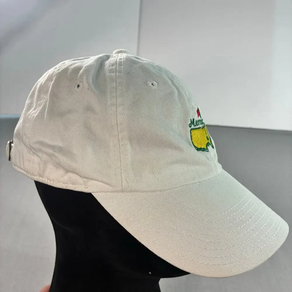 Masters Golf Tournament White Adjustable Hat American Needle Augusta Cap
